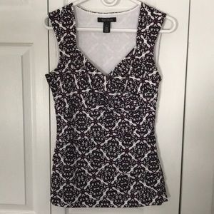 White House Black Market Layered Top